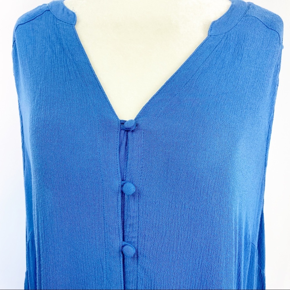 Torrid Harper Button Down Loop Sleeveless Blouse - image 4